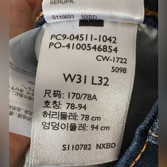 Levi’s 511 Slim Fit Jeans Dark Wash Denim 31x32 Minimalist Smart Casual Country - Picture 8 of 8